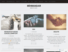 Tablet Screenshot of mihmandar.wordpress.com