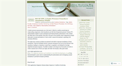 Desktop Screenshot of conditionmonitoring.wordpress.com