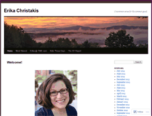 Tablet Screenshot of erikachristakis.wordpress.com