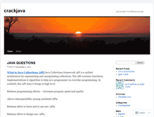 Tablet Screenshot of crackjava.wordpress.com