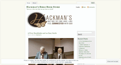 Desktop Screenshot of hackmans.wordpress.com