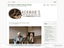 Tablet Screenshot of hackmans.wordpress.com