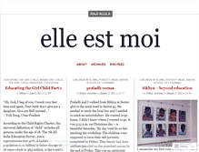 Tablet Screenshot of ellestmoi.wordpress.com