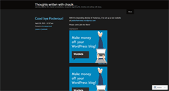Desktop Screenshot of chaulks.wordpress.com