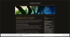 Desktop Screenshot of morgellons2.wordpress.com