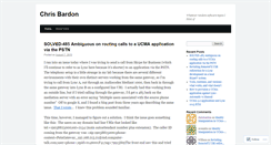 Desktop Screenshot of chrisbardon.wordpress.com