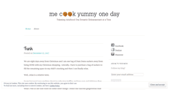 Desktop Screenshot of mecookyummyoneday.wordpress.com