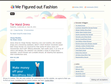 Tablet Screenshot of figuredoutfashion.wordpress.com