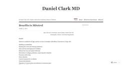 Desktop Screenshot of danielclarkmd.wordpress.com