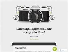 Tablet Screenshot of catchinghappiness.wordpress.com