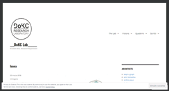 Desktop Screenshot of dokclab.wordpress.com