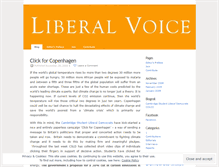 Tablet Screenshot of liberalvoice.wordpress.com