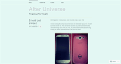 Desktop Screenshot of alexineis.wordpress.com
