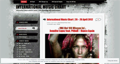 Desktop Screenshot of internationalmusicchart.wordpress.com