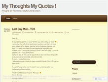 Tablet Screenshot of mythoughtsmyquotes.wordpress.com