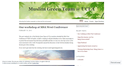 Desktop Screenshot of muslimgreenteam.wordpress.com