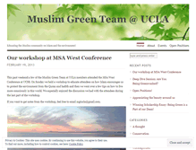 Tablet Screenshot of muslimgreenteam.wordpress.com