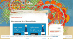 Desktop Screenshot of minutoymedio.wordpress.com