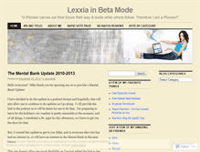 Tablet Screenshot of lexxia4sr.wordpress.com