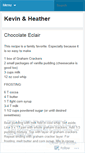 Mobile Screenshot of kevinandheather.wordpress.com