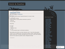 Tablet Screenshot of kevinandheather.wordpress.com
