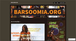 Desktop Screenshot of barsoomia.wordpress.com