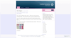 Desktop Screenshot of faithstamp.wordpress.com