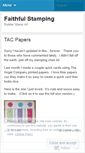 Mobile Screenshot of faithstamp.wordpress.com
