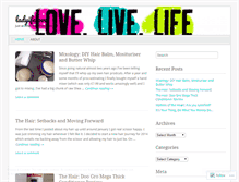 Tablet Screenshot of ladyifelove.wordpress.com