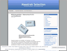 Tablet Screenshot of maastrek.wordpress.com