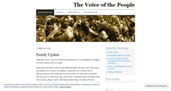 Desktop Screenshot of givingavoice.wordpress.com