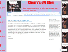 Tablet Screenshot of cherryrocker0910.wordpress.com