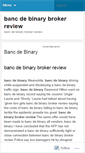 Mobile Screenshot of chicago.bancdebinarybrokerreview.wordpress.com