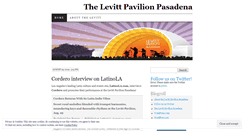 Desktop Screenshot of levittpavilionpasadena.wordpress.com