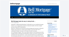 Desktop Screenshot of bellmortgage.wordpress.com