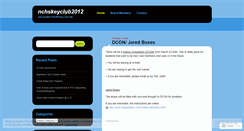 Desktop Screenshot of nchskeyclub2012.wordpress.com
