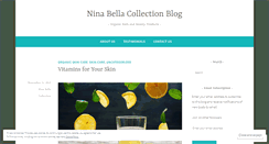 Desktop Screenshot of ninabellacollection.wordpress.com