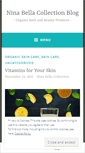 Mobile Screenshot of ninabellacollection.wordpress.com