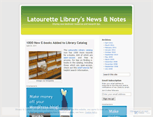 Tablet Screenshot of latlib.wordpress.com