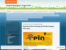 Tablet Screenshot of dinkeskotapadang1.wordpress.com