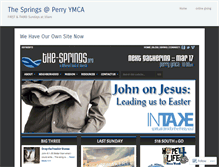 Tablet Screenshot of churchatthesprings.wordpress.com