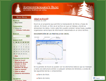 Tablet Screenshot of anthonyrosario.wordpress.com