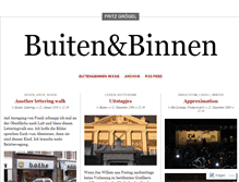 Tablet Screenshot of buitenenbinnen.wordpress.com