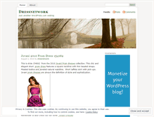 Tablet Screenshot of dressnetwork.wordpress.com