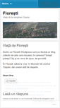 Mobile Screenshot of floresti.wordpress.com