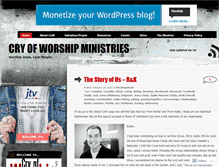 Tablet Screenshot of cryofworship.wordpress.com