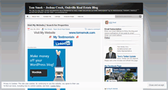 Desktop Screenshot of joshuacreekproperties.wordpress.com