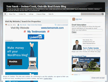 Tablet Screenshot of joshuacreekproperties.wordpress.com