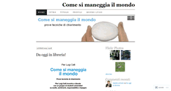 Desktop Screenshot of comesimaneggiailmondo.wordpress.com