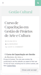 Mobile Screenshot of gestaocultural.wordpress.com